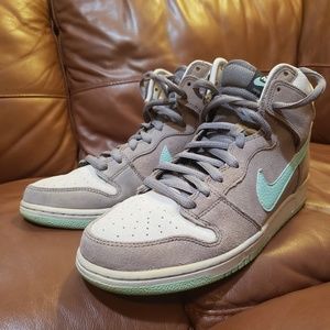 Nike Sb Dunk High Soft Grey Mint size 10.5 USED
